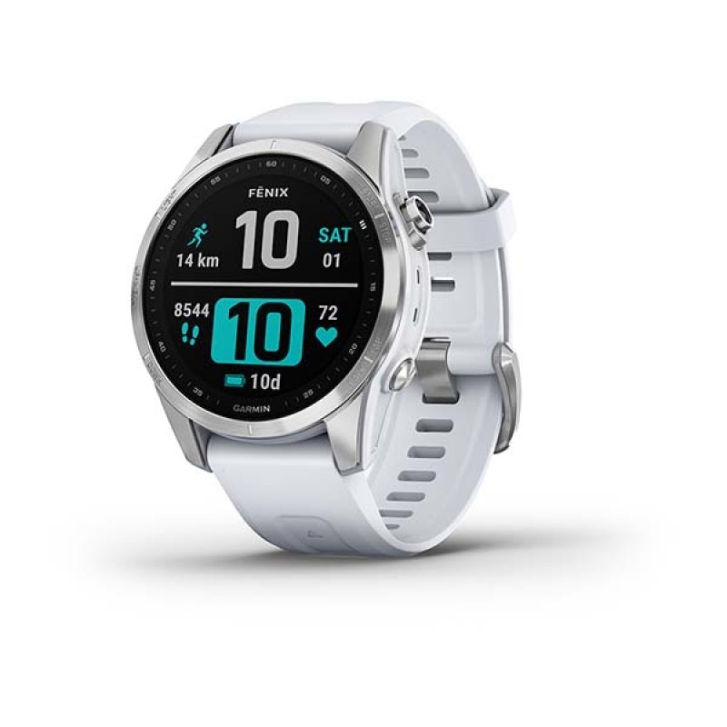 Smart watch GARMIN Fenix 7S Srebrni s remenom boje bijelog kamena - 010-02539-03 25012