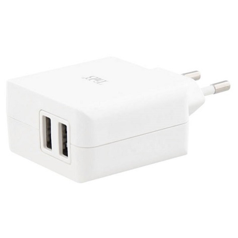 Adapter za napajanje T'nB 220V=>USB - kućni punjač  2x 4.8A 17210