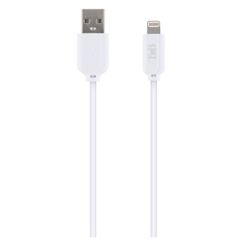 Kabel Lightning USB T'nB punjač,data - iPod, iPhone5/6/7/8/X - 2m - White 22737