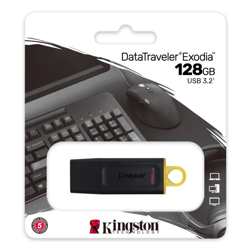 USB 3.2 Flash drive 128GB KINGSTON DataTraveler Exodia 25872