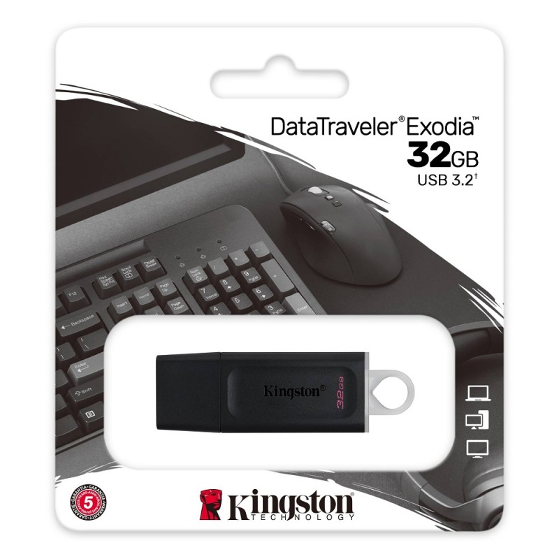 USB 3.2 Flash drive  32GB KINGSTON DataTraveler Exodia 25748