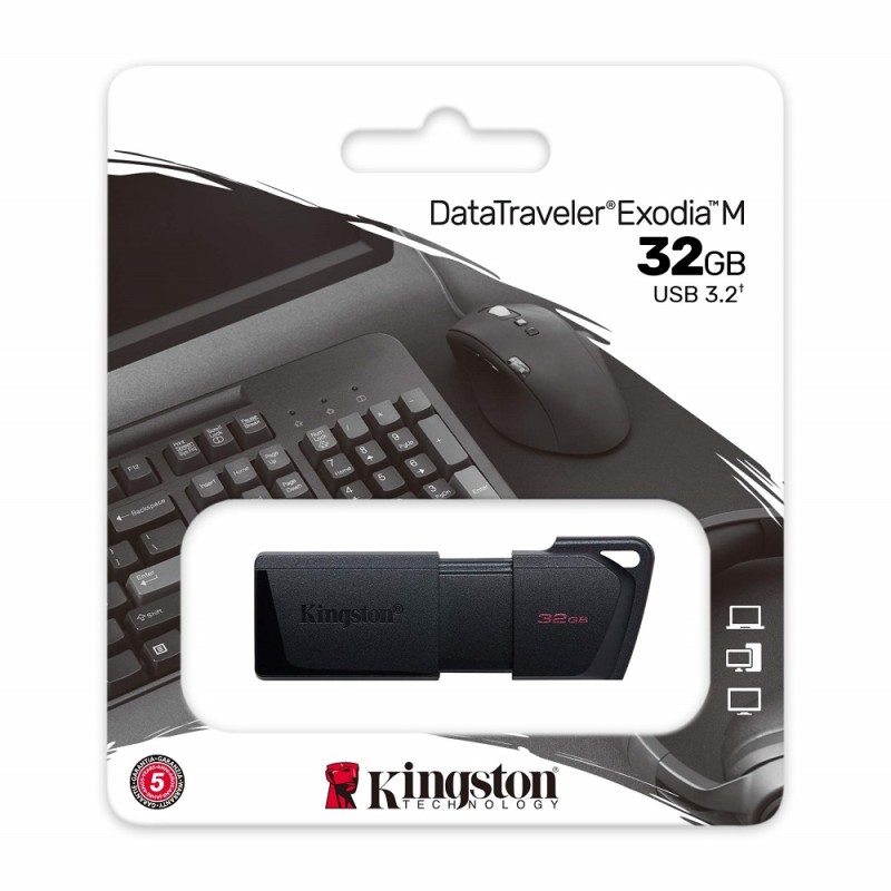 USB 3.2 Flash drive  32GB KINGSTON DataTraveler Exodia M 29278