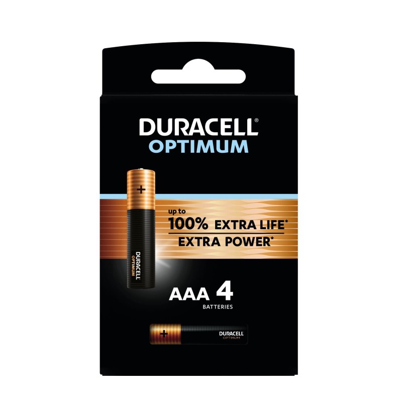 Baterija DURACELL OPTIMUM Extra Power AAA 4/1 25975