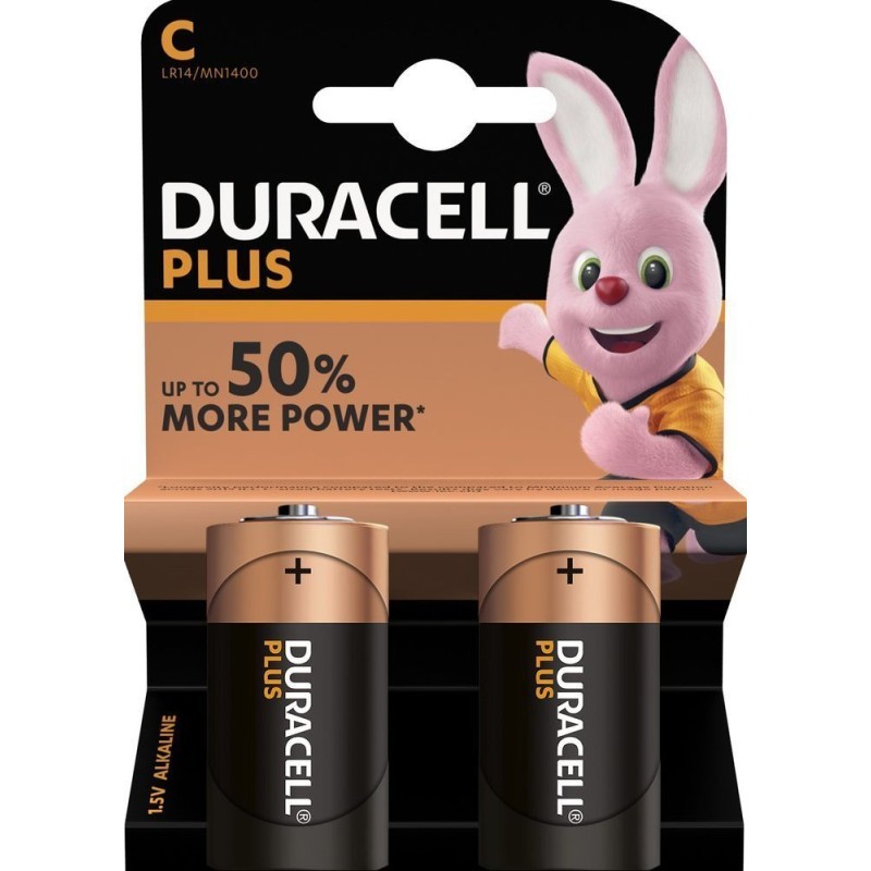 Baterija DURACELL C Plus 2/1 19653