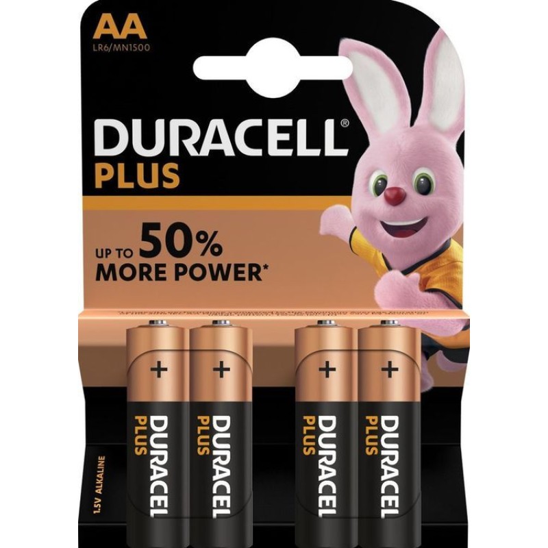 Baterija DURACELL Plus Power AA 4/1 19706