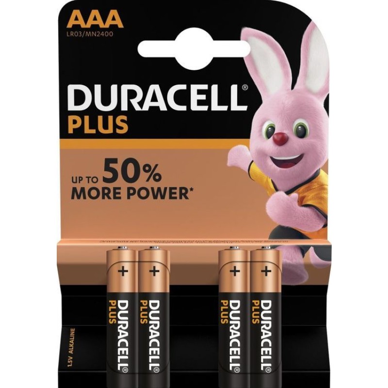 Baterija DURACELL Plus Power AAA 4/1 19708