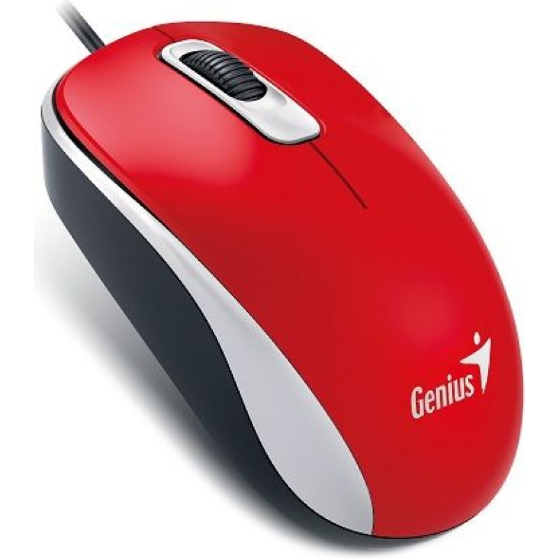 Miš GENIUS DX-110 Optical Mouse Red USB 17499