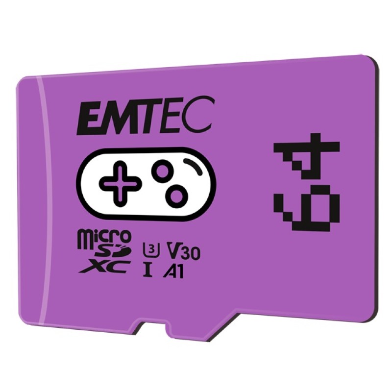 Memorijska kartica Micro Secure Digital  64GB EMTEC UHS-I U3 V30 Gaming Purple 25881