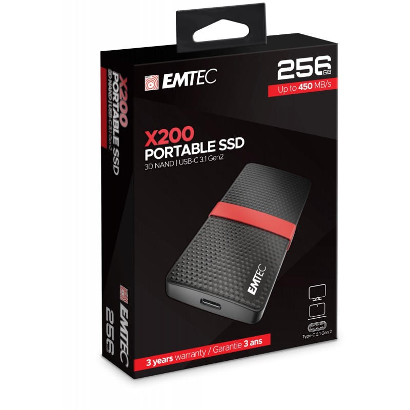 SSD eksterni 2.5"  256GB USB3.1 EMTEC X200 24390