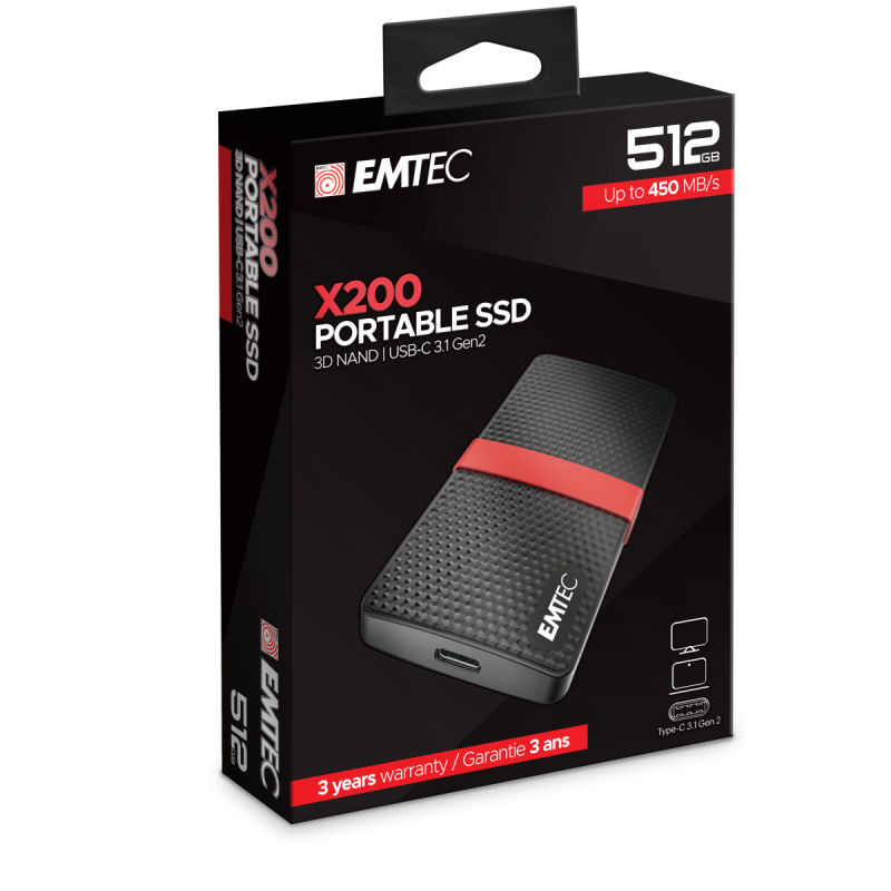 SSD eksterni 2.5"  512GB USB3.1 EMTEC X200 30351