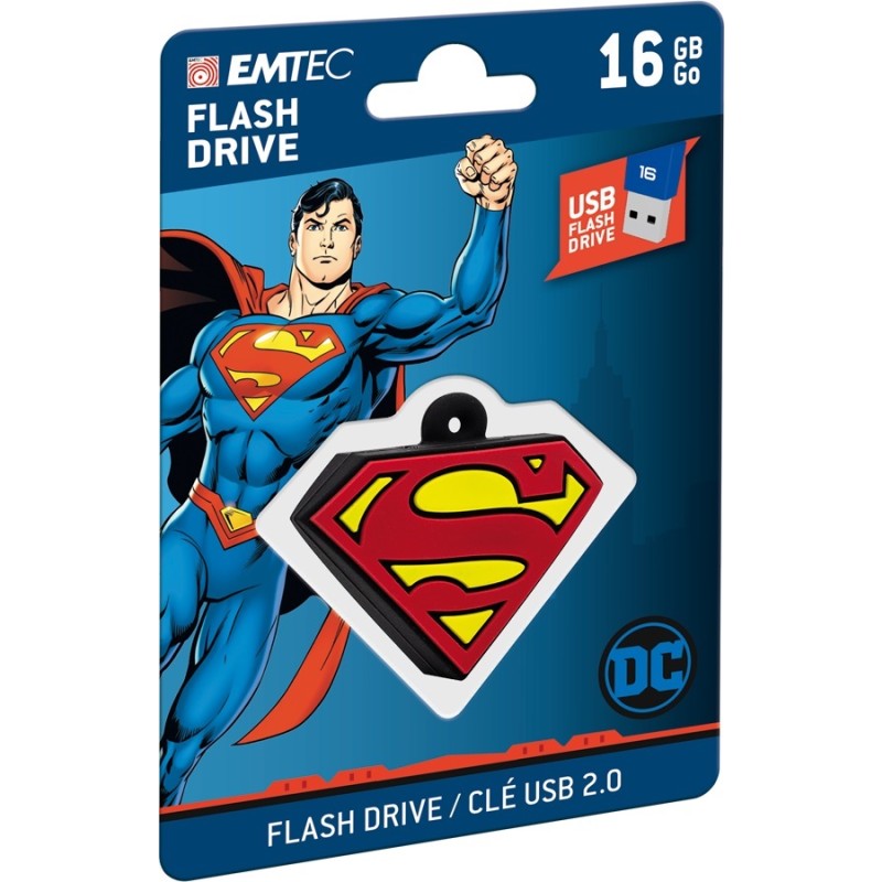 USB 2.0 Flash drive  16GB EMTEC Collector DC Superman 24460