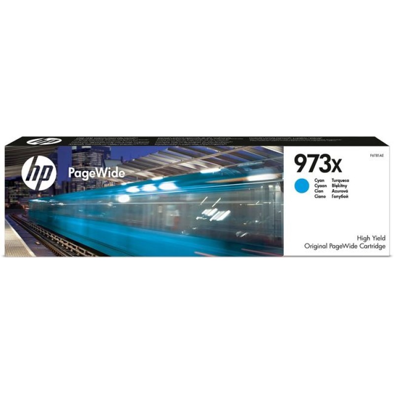 Tinta HP F6T81AE Cyan No.973X original 18102