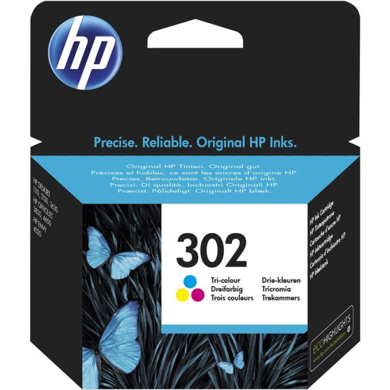 Tinta HP F6U65AE Tri-color No.302 original 16784