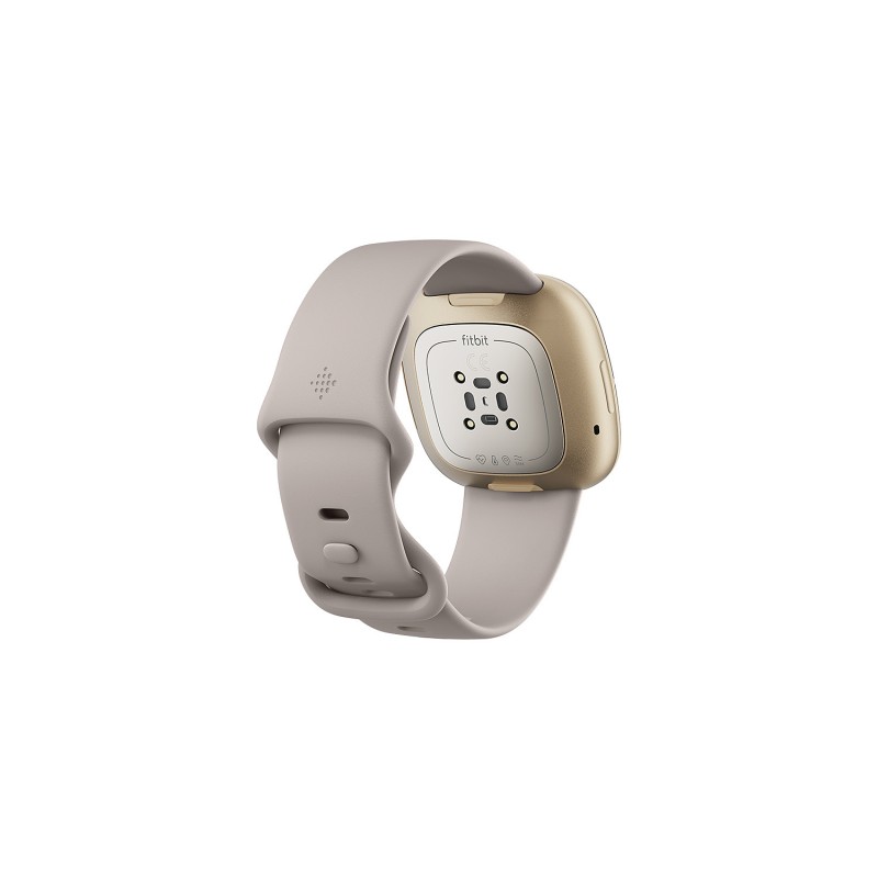 Smart watch FITBIT Sense, Lunar White/Soft Gold - FB512GLWT 23236