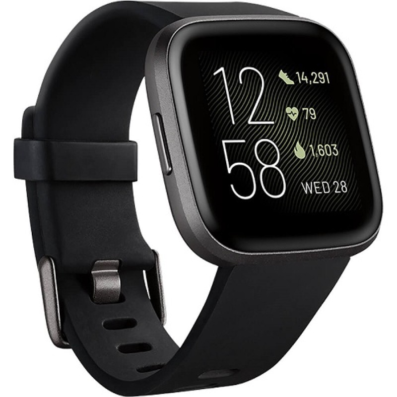 Smart watch FITBIT Versa 2 Black/Carbon Aluminum - FB507BKBK 23220