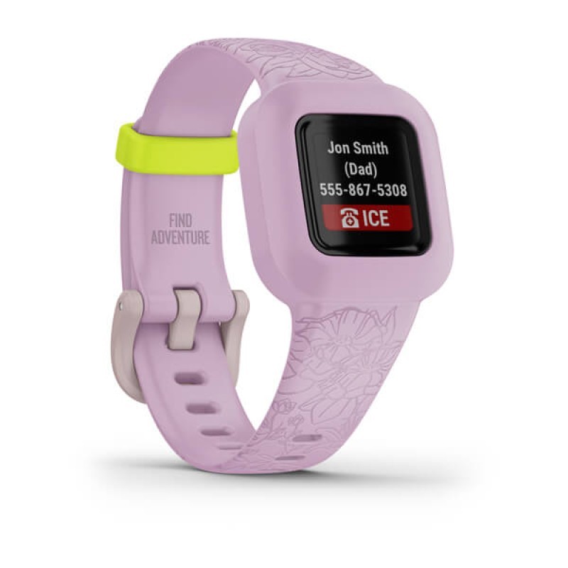 Smart watch GARMIN Vivofit jr 3 sat - Lilac Floral - 010-02441-01 25450