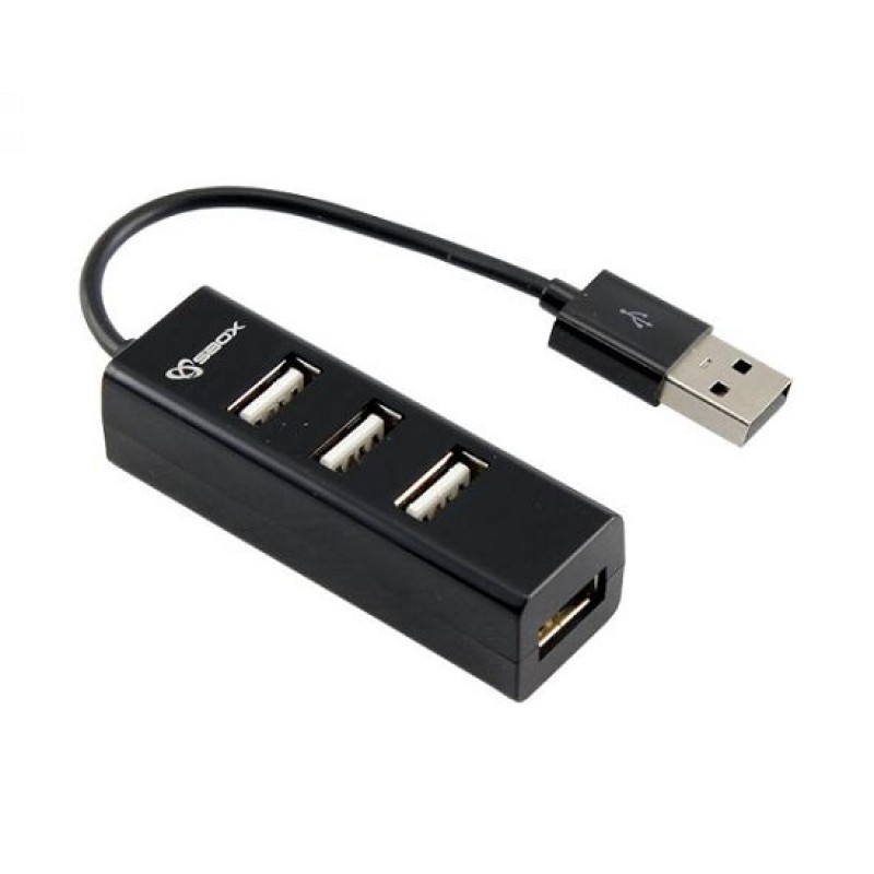 USB HUB 2.0 SBOX H-204 externi 4-portni - black 21741