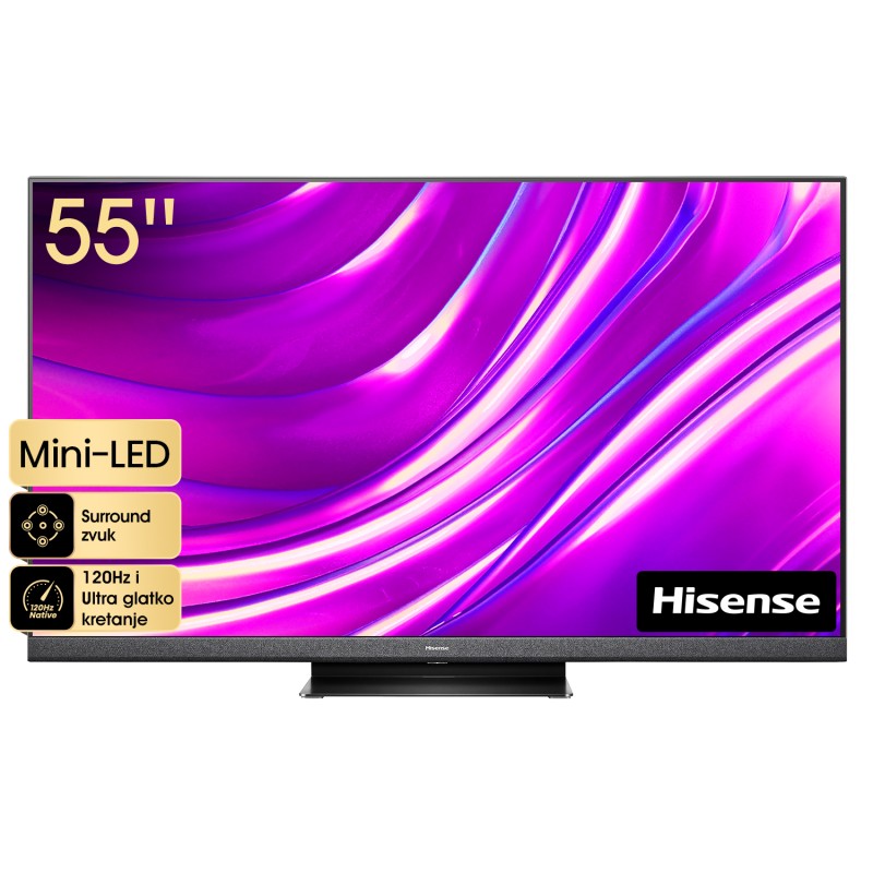 TV HISENSE 65U8HQ, Mini LED, 65", 164cm, UHD, SMART 28742