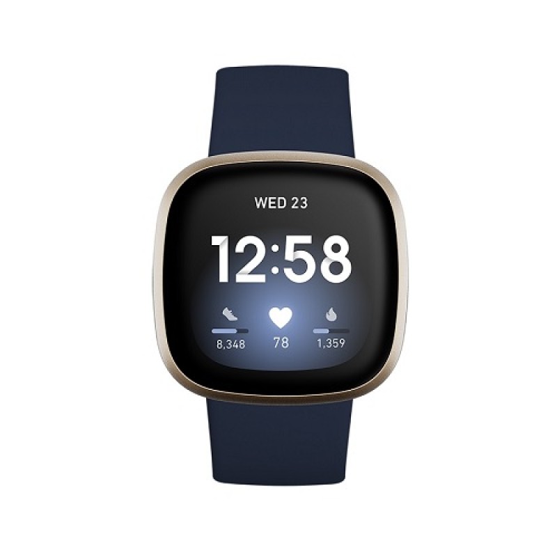 Smart watch FITBIT Versa 3, Midnight/Soft Gold - FB511GLNV 23215