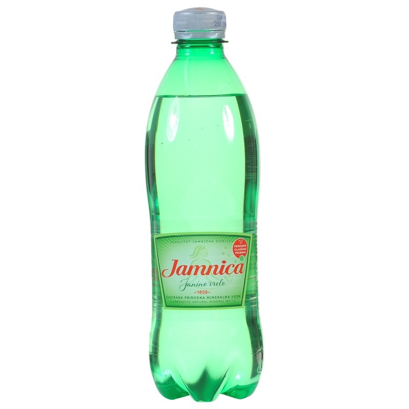 Voda mineralna JAMNICA gazirana pet 0,5L 21105