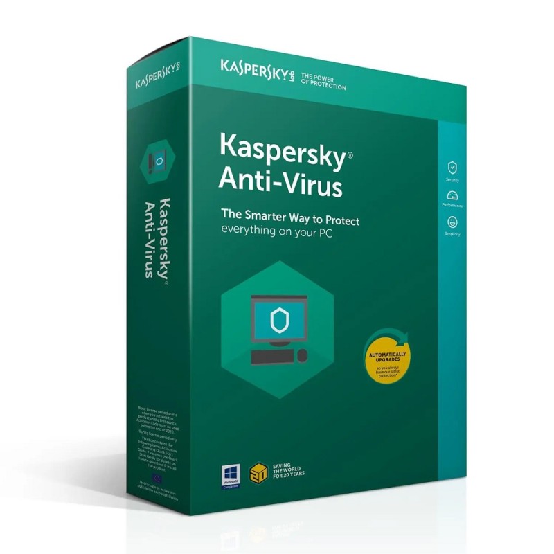 Software KASPERSKY Antivirus 1 device 1 year 24210