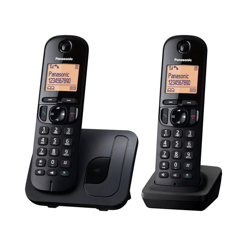 Telefon PANASONIC KX-TGC212FXB bežični - Black TwinPack 30033