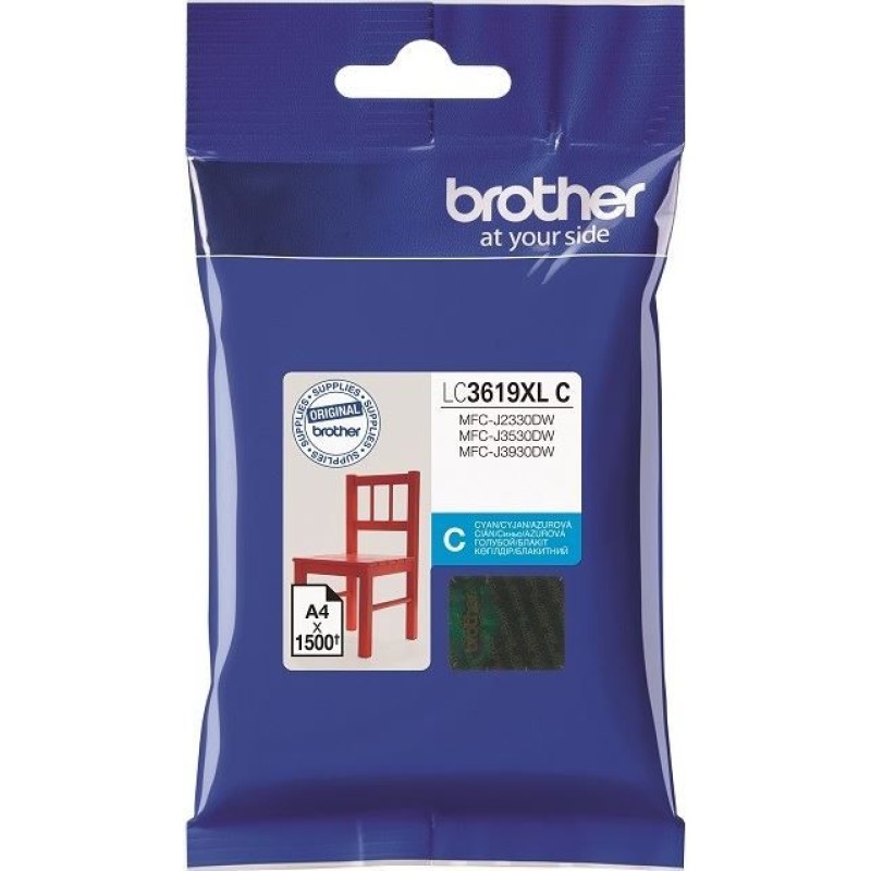 Tinta BROTHER LC-3619XL Cyan original 18080