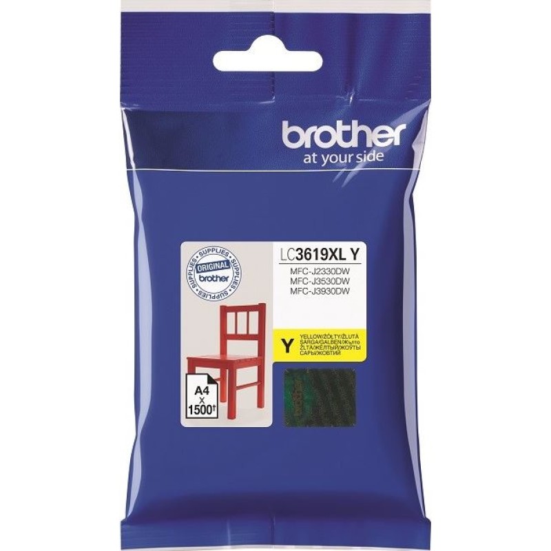 Tinta BROTHER LC-3619XL Yellow original 18082