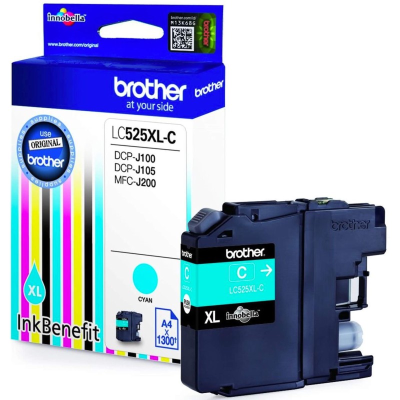 Tinta BROTHER LC-525XL Cyan original 20010