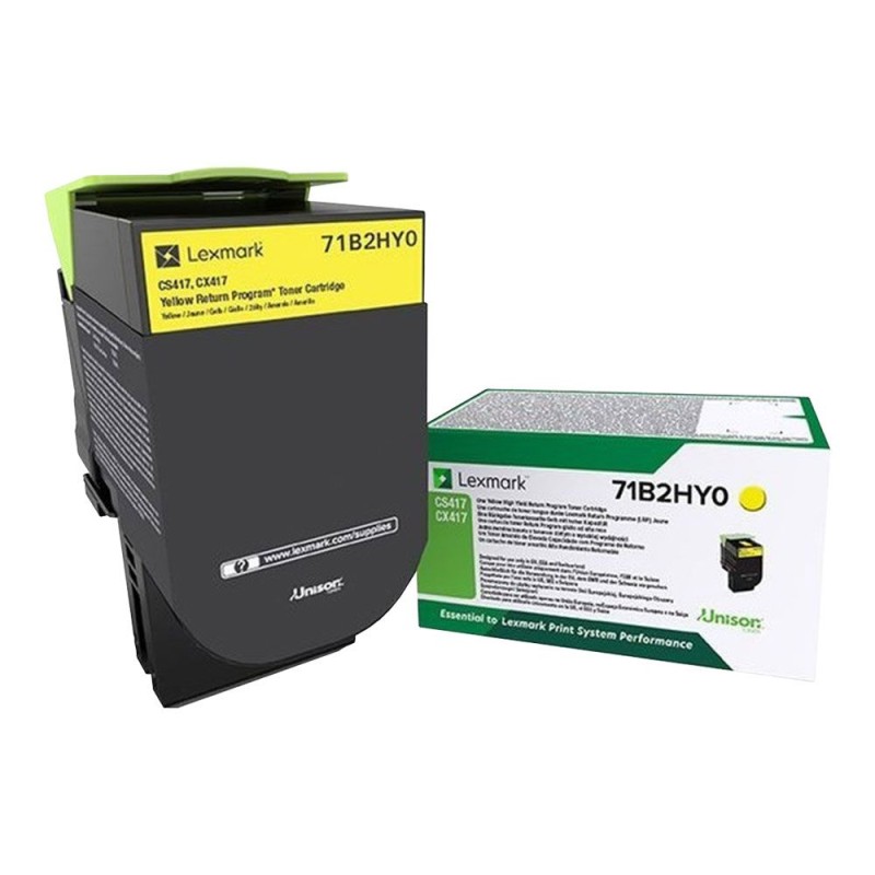 Toner LEXMARK CS/CX417/517 Yellow original 18498