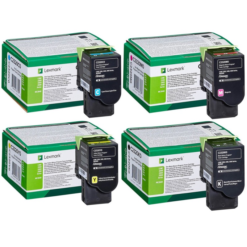 Toner LEXMARK C/MC2325/2425/2535/MC2640 C2320C0 Cyan original 18686