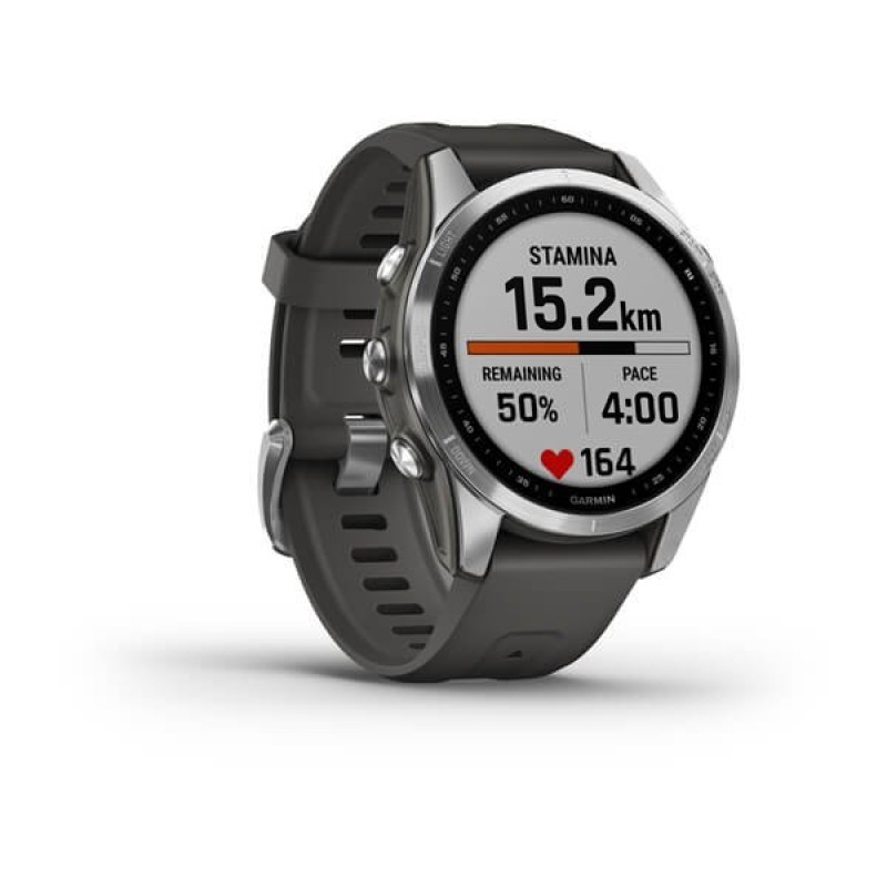 Smart watch GARMIN Fenix 7S Srebrni s grafitno sivim remenom - 010-02539-01 25009