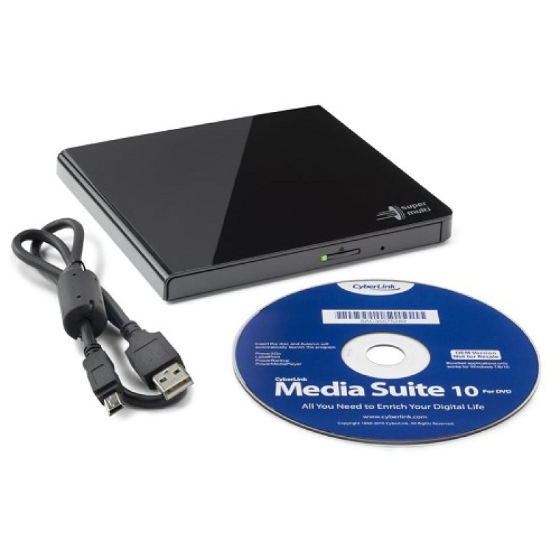 DVD-/+RW drive eksterni 8x LG-GP57EB40 slim USB2.0 - Black 15938