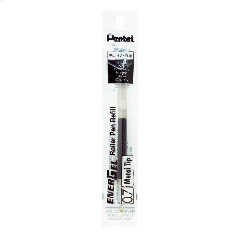 Uložak za roler 0,7mm Pentel Energel LR7 crni 22276