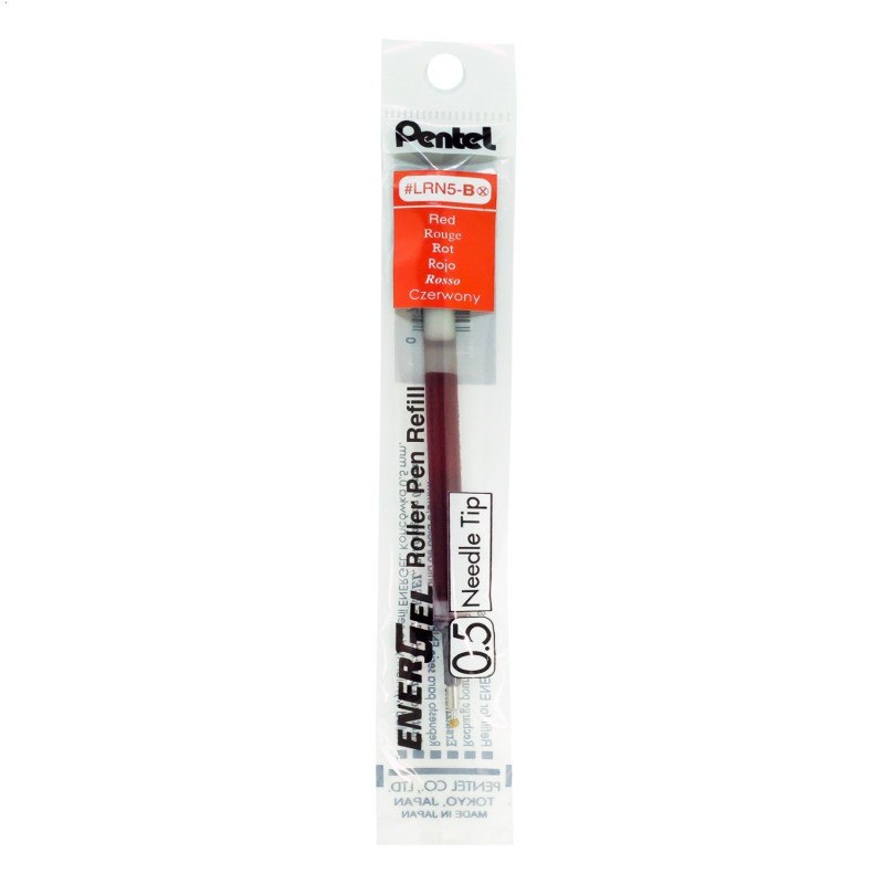 Uložak za roler 0,5mm Pentel Energel LRN5 crveni 22267