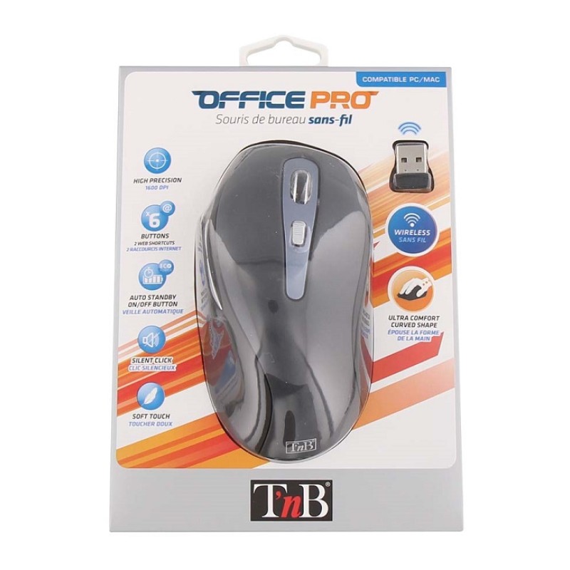 Miš T'nB Office Wireless - black 16906