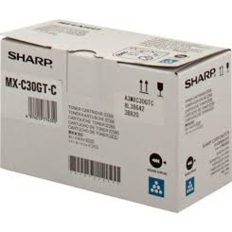 Toner SHARP MX-C30GTC Cyan 16262