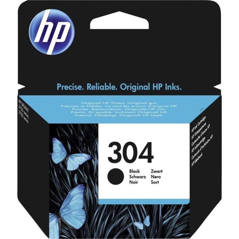 Tinta HP N9K06AE Black No.304 original 18209