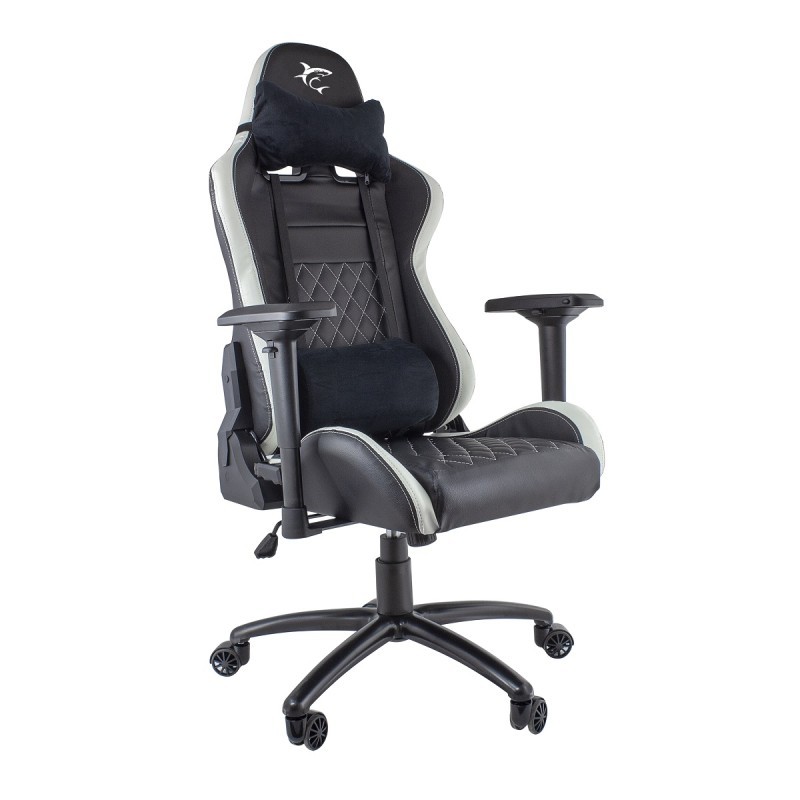 Stolica gaming WHITE SHARK Nitro GT - black/white 28291