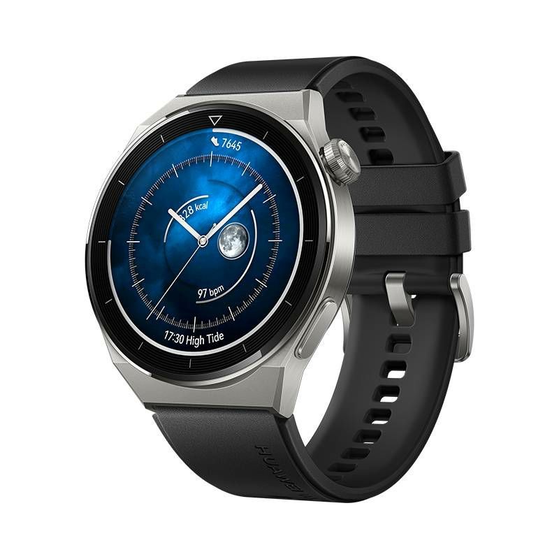 Smart watch HUAWEI GT3 Pro 46mm - Black Fluoroelastomer Strap - Odin-B19S 30985