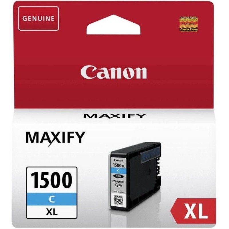 Tinta CANON PGI-1500XL Cyan original 16178