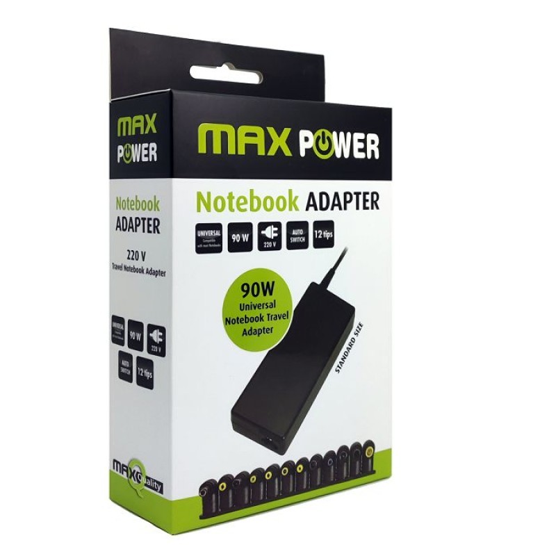 Napajanje - univerzalni strujni adapter za prijenosnike MAXPOWER 90W 4567CH 29106