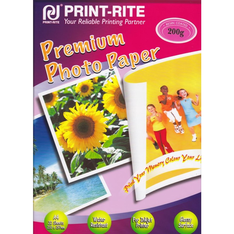 Papir Photo   A4 200g/m2 Premium Photo Paper Resin Coated 20 listova 19356