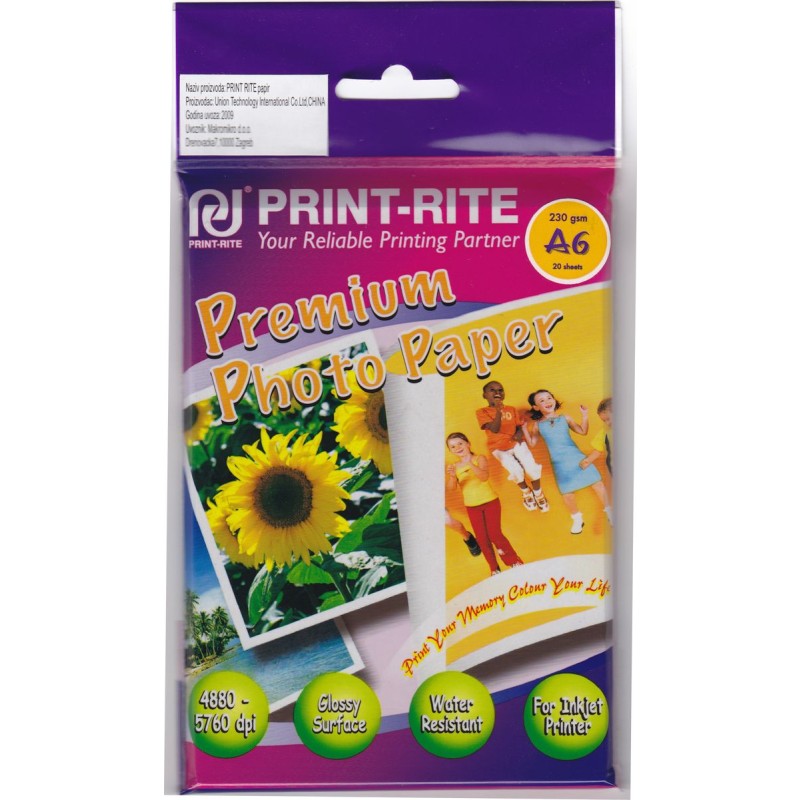 Papir Photo   A6 230g/m2 Premium Photo Paper 20 listova 19347