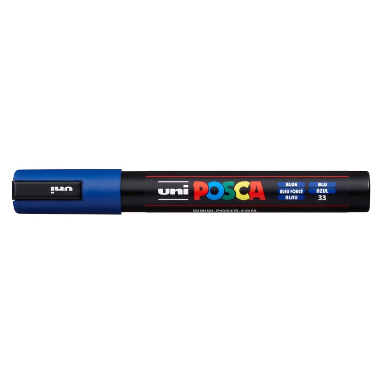 Marker permanentni Uni Posca PC-5M 1,8-2,5mm plavi 16898