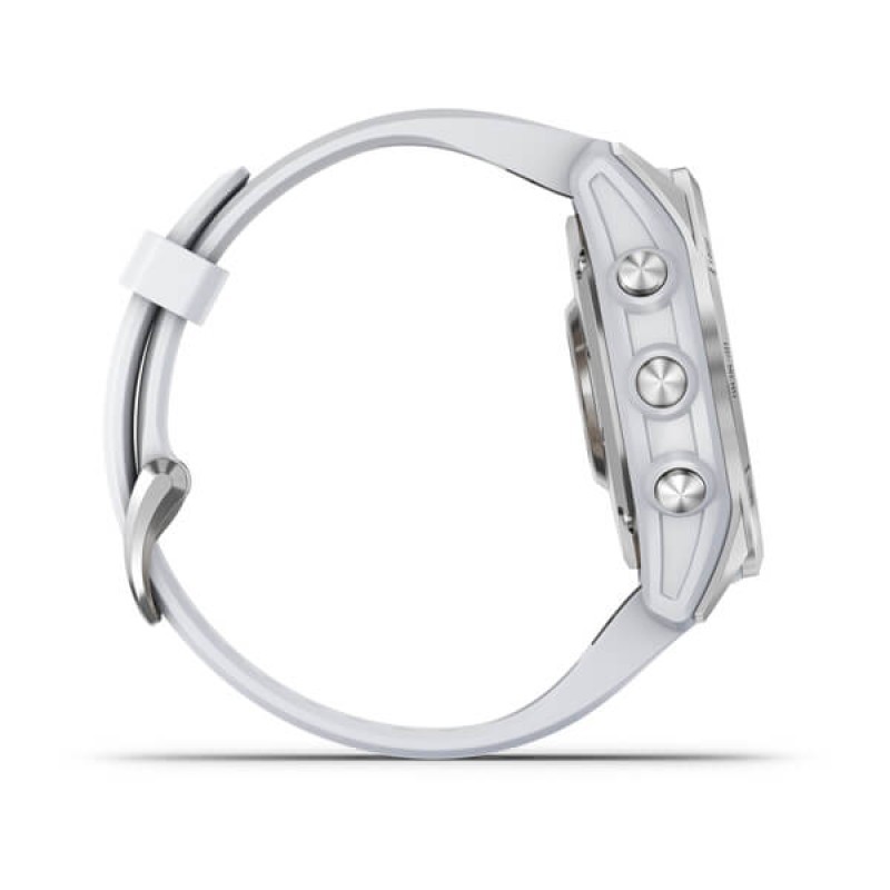 Smart watch GARMIN Fenix 7S Srebrni s remenom boje bijelog kamena - 010-02539-03 25016