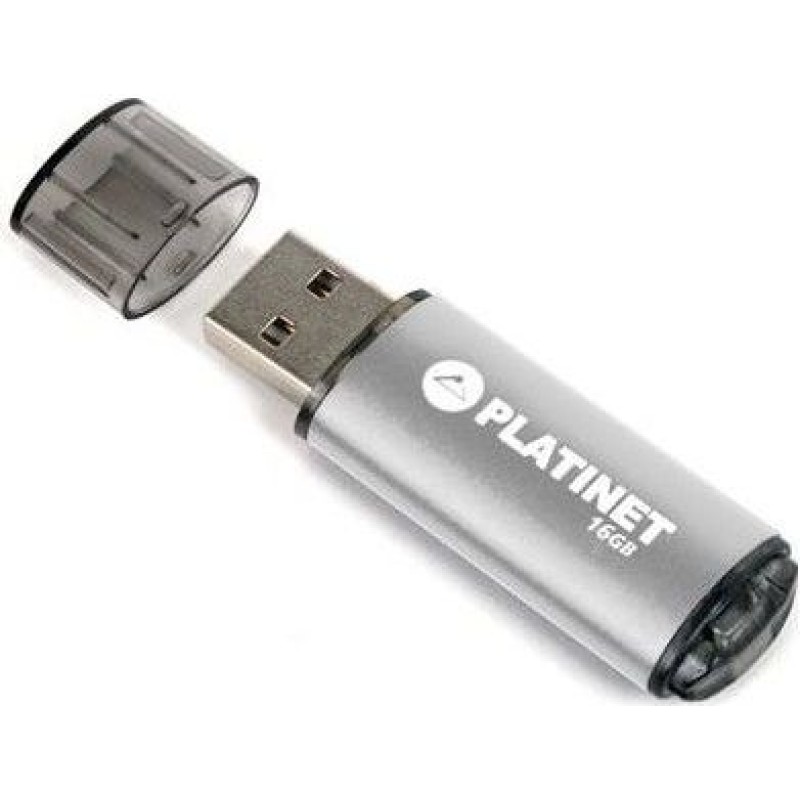 USB 2.0 Flash drive  16GB PLATINET PENDRIVE X-Depo - Silver 16977