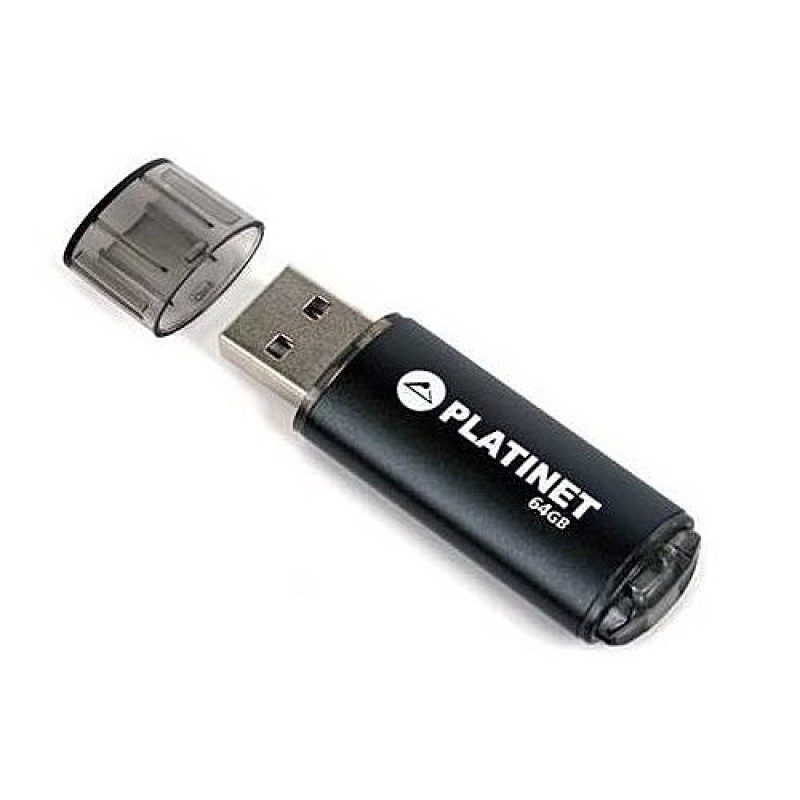 USB 2.0 Flash drive  64GB PLATINET PENDRIVE X-Depo - Black 22036