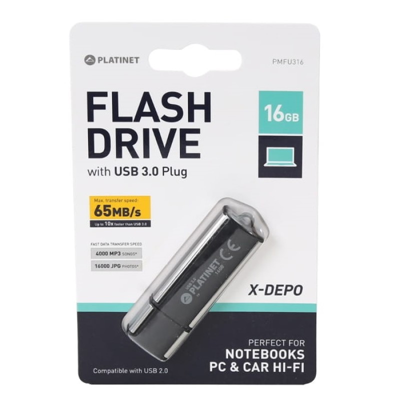 USB 3.0 Flash drive  16GB PLATINET PENDRIVE X-Depo 17214