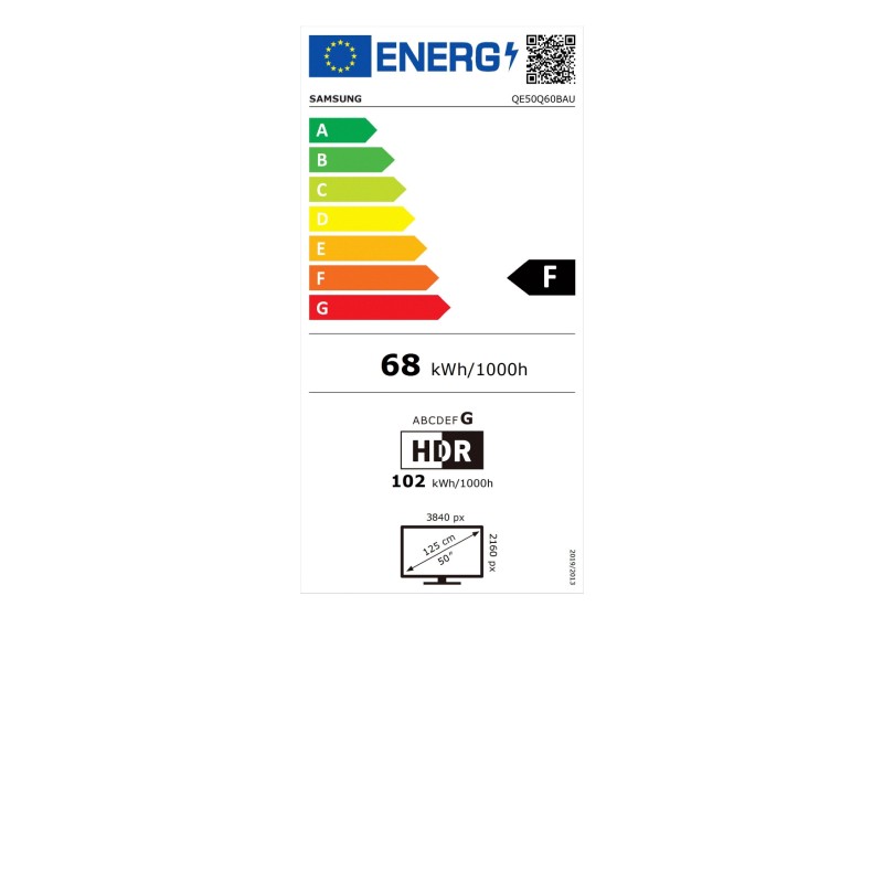 TV SAMSUNG QE50Q60BAUXXH, QLED 4K, 50", 127cm, UHD, SMART 27523